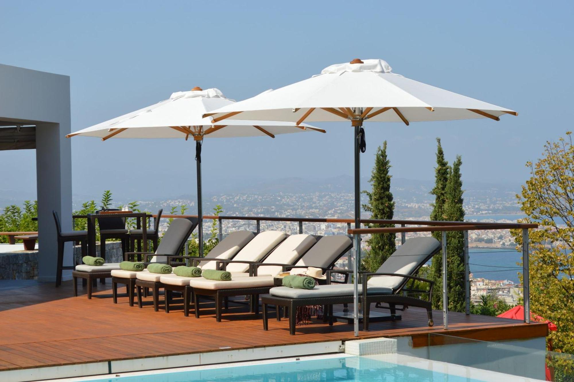 Villa Terra Creta Luxury Retreat And Spa Chania  Eksteriør billede